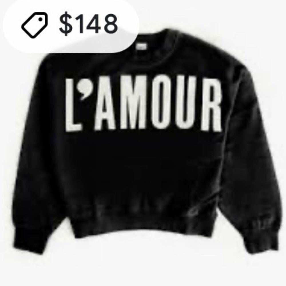 ELLE TM LAMOUR 20% VISCOSE WOMEN SWEATER SIZE L BLACK AND WHITE